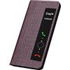 TECSHINE Custodia Intelligente in Pelle per Honor Magic V3. Chiusura Magnetica. Cover per Magic V 3
