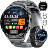 BENYAR SMART Orologio Smartwatch Uomo 2026, 1,7'' HD Ampio Display Fitness Tracker per 800 mAh, Luce LED, Frequenza Cardiaca/Monitor del Sonno, 100+ Modalità Sportive, Impermeabile IP68 per iOS Android, Nero-Rosso