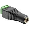 Delock 65421 - Blocco terminale a 2 pin, DC 2,1 x 5,5 mm, 4 pezzi
