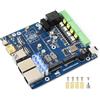 Waveshare Gigabit/2.5G Dual Ethernet Multi-Function Expansion Board Based on Raspberry Pi CM5 (NOT Included),RS485, 4G/5G Module and 4K Display Output, Board Only