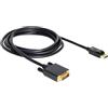 DeLOCK Displayport > DVI 24+1 m/m 3m DVI-D Nero