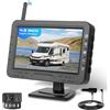 Hodozzy Kit Telecamera di Retromarcia Wireless Digitale, Monitor IPS da 4,3 Pollici con Visione Notturna e Impermeabile Telecamera Posteriore per Auto, Facile da Installare, Telecamera di Backup 12V
