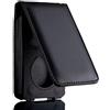 YoiYee Custodia per iPod Classic, in pelle sintetica, con clip per cintura, per Apple iPod Classic 80 GB, 120 GB e 160 GB (6a/7a generazione), colore nero