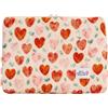 Yugugomo Custodia protettiva per computer portatile da 14 pollici, custodia per laptop, borsa per computer portatile, graziosa custodia per laptop con fiori, organizer morbido per interni ed esterni, per