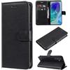 TiHen Compatible con Cover Samsung Galaxy A52 5G,Portafoglio Custodia PU Pelle con Slot per schede,Chiusura Magnetica Flip Staffa Antiurto+2X Pellicola Vetro Temperato-Nero