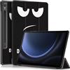 QJONSIU Cover Compatible con Samsung Galaxy Tab S10 Lite, Funzione Stand, Smart Cover con Auto Sleep Wake, Protettiva in PU e PC Antigraffio-5