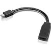 LENOVO 0B47089 Cavo e Adattatore Video 0,2 m Mini DisplayPort HDMI Nero