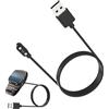 Generic Cavo di ricarica magnetico per orologio intelligente, cavo di ricarica USB di ricambio, 60 Cm, compatibile con smartwatch HW12 HW16, ricarica rapida, accessorio di alimentazione Porta