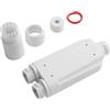 Gutol Ripetitore POE in plastica, 2 porte, impermeabile, 10/100 Mbps, da 1 a 2 con IEEE802.3Af/At 48 V, per esterni, per telecamera switch POE