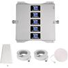 KKBSTR Amplificatore Segnale Cellulare 2G 3G 4G 5G, Ripetitore Segnale Cellulare 5 Bande 800/900/1800/2100/2600MHz