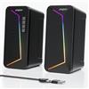 SOULION Altoparlante PC, alimentato tramite USB, con controllo volume, altoparlante da desktop per laptop, monitor