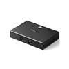 UGREEN Switch USB 2.0 2 in 1, 2 ingressi e 1 uscita, 2 cavi per la condivisione di dispositivi come tastiera, mouse, memoria, hard disk, stampante, scanner