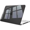 FINTIE Cover Compatibile con MacBook Neo 13 Pollici A3404 (A18 Pro Chip, 2026) -Ultra Sottile Trasparente Custodia Rigida Protettivo Guscio Rigido Case per MacBook Neo 13, Nero