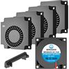 WINSINN Ventola da 40 mm 24 V 4010 Turbine Turbo 40 x 10 mm, con parti di guida dell'aria, ad alta velocità (confezione da 5 pezzi)