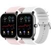 Shieranlee Compatibile con Amazfit GTS 2mini Cinturino,Amazfit GTS2 Cinturino,Amazfit GTS2E Cinturino, Amazfit BIP Cinturino, 20mm in Morbido Silicone per AGPTEK,Blackview BV-ID205G,BV-X2,ASWEE