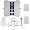 KKBSTR Ripetitore 4G 5G Amplificatore Segnale Cellulare, 5 Bande 800/900/1800/2100/2600MHz, Due Antenne Interne