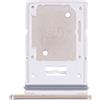 Generico Ricambio Compatibile con Samsung Galaxy A53 5G SM-A536B A536B Try tray Vassoio alloggio porta scheda Double Dual SIM Card Sim 1 + SLOT SIM 2 o slitta per lettore Memoria Micro Sd (Bianco)