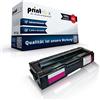 Print-Klex Cartuccia Toner Magenta Compatibile per Ricoh Aficio SP C 220 A Aficio SP C 220 n Aficio SP C 220 s Aficio SP C 220 Series Aficio SP C 221 n 406099 - Eco Office Serie