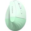 KYSONA EM18 Mouse verticale ergonomico senza fili, design Ergo, mouse senza fili Bluetooth, clic silenzioso, DPI regolabile a 5 livelli, mouse per tunnel carpale, per computer, PC, Mac, laptop, verde