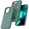 TOCOL Cover per iPhone 13 Pro 6,1 Pollic, Silicone Resistente, Fodera in Microfibra, Custodia per iPhone 13 Pro Protezione Antiurto Silicone, Verde Notte