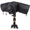 Sylkeov Custodia antipioggia impermeabile in nylon per fotocamere reflex DSLR, protezione antipioggia compatibile con Fujifilm, Nikon, Canon, Sony con finestra trasparente e maniche regolabili