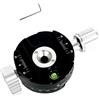 MHADBKH 360 Panoramico Treppiede Testa Fotocamera Telefono Video Mount DSLR Monopiede Adattatore Morsetto a sgancio rapido Spara Piastra DSLR Fotocamera Morsetto a sgancio rapido
