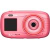 Jayruit Fotocamera digitale a doppio schermo da 2,5 K con 48 MP, zoom 16x, WiFi e display principale da 3 pollici, fotocamera compatta per vlogging per principianti, supporta 256 GB per scheda SD (nero) (rosa