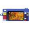 XUMIUZIY Fotocamera Portatile con Portachiavi Vintage 2K per Campus di Viaggio, Schermo da 1,47 Pollici con Flash (BLUE)