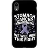 Stomach Cancer Warrior Gifts for Women a Custodia per iPhone XR Consapevolezza del cancro allo stomaco Pervinca Novembre Cancro allo stomaco