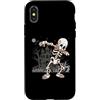 Funny Halloween Shirts Women Kids Men Sc Custodia per iPhone X/XS Halloween Ragazzi Uomini Dabbing Scheletro Skull Rib Cage Dab Dance