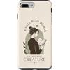 Coffee And Chapters Custodia per iPhone 7 Plus/8 Plus Ben letto Donna Amante Libro Letteratura Letteratura Bibliofilo