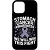 Stomach Cancer Warrior Gifts for Women a Custodia per iPhone 12 mini Consapevolezza del cancro allo stomaco Pervinca Novembre Cancro allo stomaco