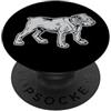 Pen and Ink Design Design bulldog, cane toro retrò PopSockets PopGrip Adesivo
