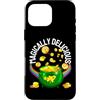 Magically Delicious St Patricks Day Luck Custodia per iPhone 16 Pro Max St Patricks Day Magically Delicious Fortuna Trifoglio Divertente