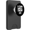 MUSHROOM HUNTING HUNTER GIFTS I Can Smell Them Funny Morchella Morel Mushroom Hunter Citazione PopSockets PopWallet per MagSafe