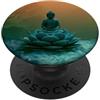 Buddha Designs by Kajiro Buddha astratto - fiore di loto - buddismo spirituale buddista PopSockets PopGrip Adesivo