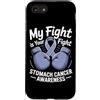 Stomach Cancer Warrior Gifts for Women a Custodia per iPhone SE (2020) / 7/8 Consapevolezza del cancro allo stomaco Pervinca Novembre Cancro allo stomaco