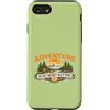 YOUHAVEALIFE Nature and Adventure Custodia per iPhone SE (2020) / 7/8 Amante del campeggio Avventura all'aperto, Falò Natura Escursioni