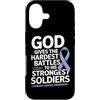 Stomach Cancer Warrior Gifts for Women a Custodia per iPhone 17 Consapevolezza del cancro allo stomaco Pervinca Novembre Cancro allo stomaco