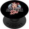 United Labels Vintage - American Girl Retro PopSockets PopGrip Adesivo