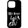 Medieval Renaissance Ren Faire Jousting Custodia per iPhone 16 Pro Sir Render Surrender - Divertente meme del Cavaliere del Rinascimento