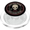 Alien Design / UFO Conventions / Disclos Convenzione sugli UFO alieni/Disclosure Design/Insignia UAP PopSockets PopGrip per MagSafe