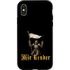Medieval Renaissance Ren Faire Jousting Custodia per iPhone X/XS Sir Render Surrender Divertente Cavaliere Medievale Meme