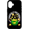 Magically Delicious St Patricks Day Luck Custodia per iPhone 16 St Patricks Day Magically Delicious Fortuna Trifoglio Divertente
