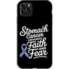 Stomach Cancer Warrior Gifts for Women a Custodia per iPhone 11 Pro Max Consapevolezza del cancro allo stomaco Pervinca Novembre Cancro allo stomaco