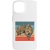 Mappa dell'Australia fauna selvatica can Custodia per iPhone 14 Mappa dell'Australia fauna selvatica canguro koala vombato
