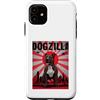 Pitbull Terrier Puppy Lover PS Custodia per iPhone 11 Divertente retrò giapponese Dogzilla Pitbull Terrier amante dei cani