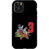 Medieval Renaissance Ren Faire Birthday Custodia per iPhone 11 Pro Medieval Knight Kid Età 3 Anni Compleanno
