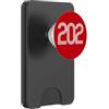 City & State Washington DC 202 Codice Area Residente locale Patriot Americano PopSockets PopWallet per MagSafe