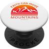 Bestees Men Women Family Girl Boy Summer Faith Can Move Mountains Matteo 17:20 Versetto della Bibbia Retro PopSockets PopGrip Adesivo